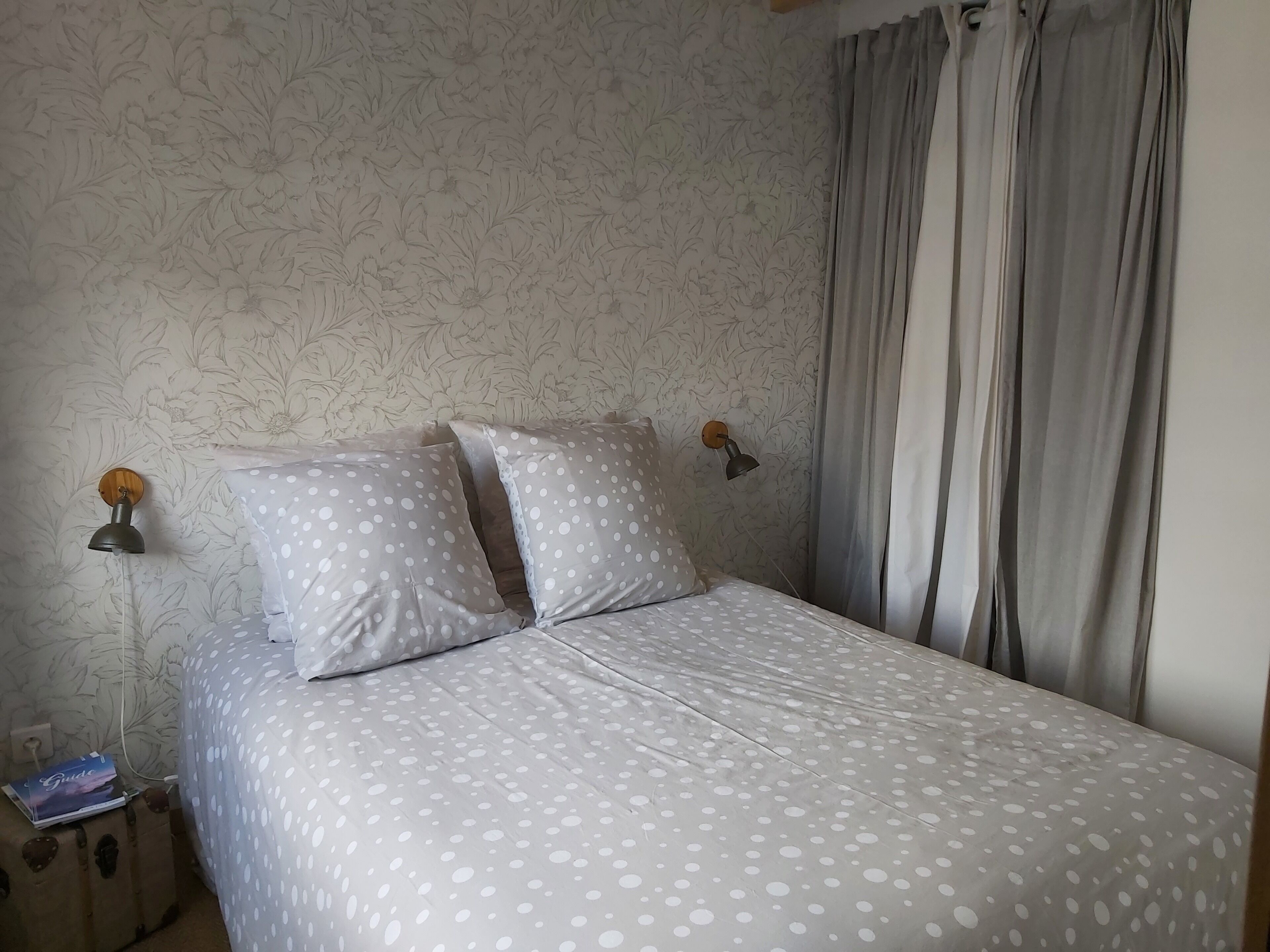 house with large garden and terraces in the bay of Mt Saint Michel in Normandy