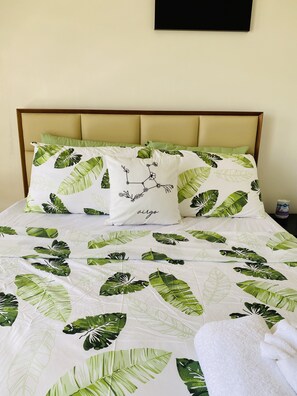 2 bedrooms, desk, free WiFi, bed sheets