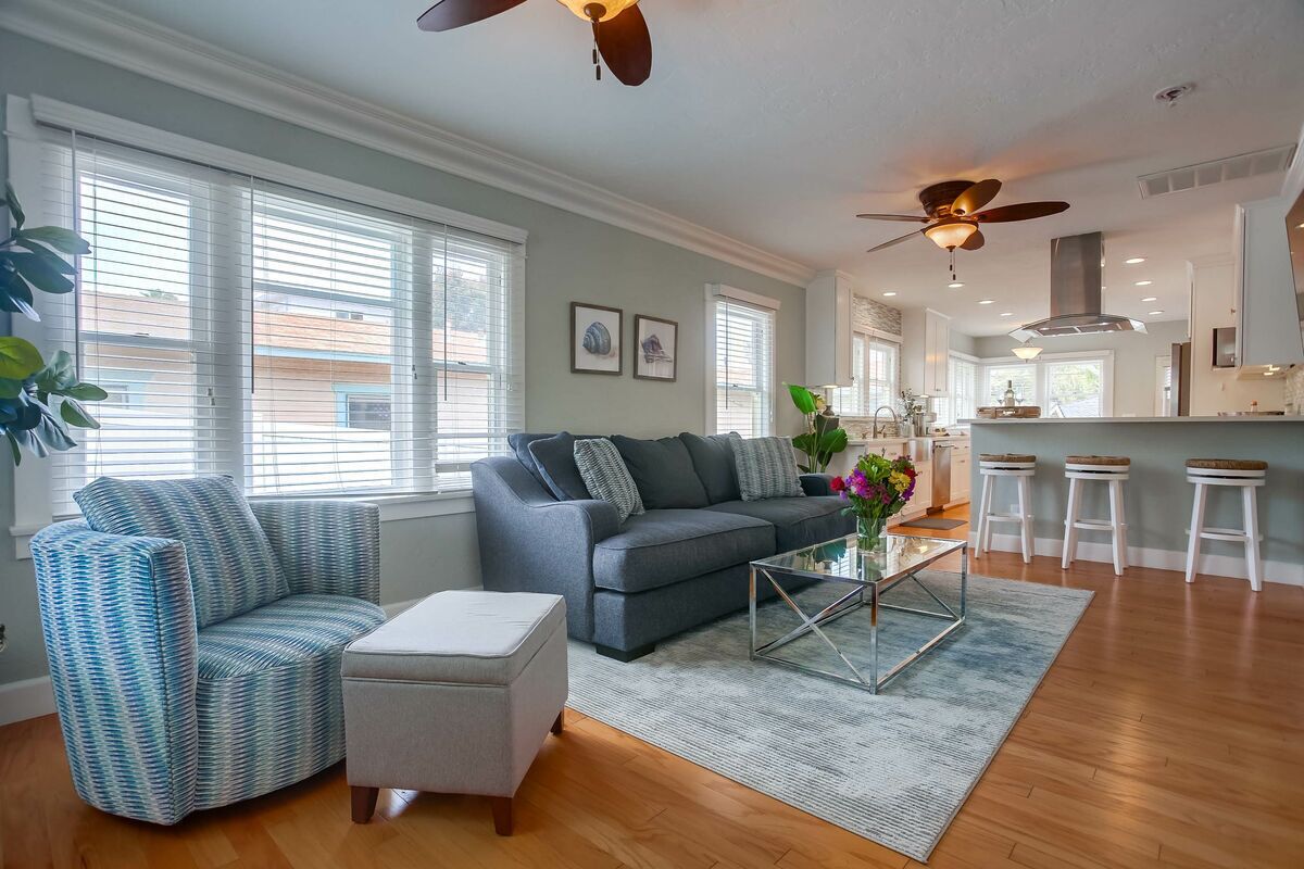 New Listing - Beach Break Front is a 3 bedroom, 1 bath updated quintessential Ocean Beach Cottage.