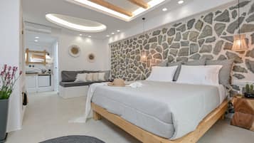 Junior-Suite, 1Â Queen-Bett und Schlafsofa, Meerblick