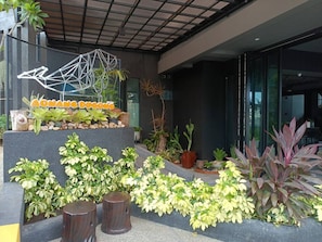 Fassade der Unterkunft