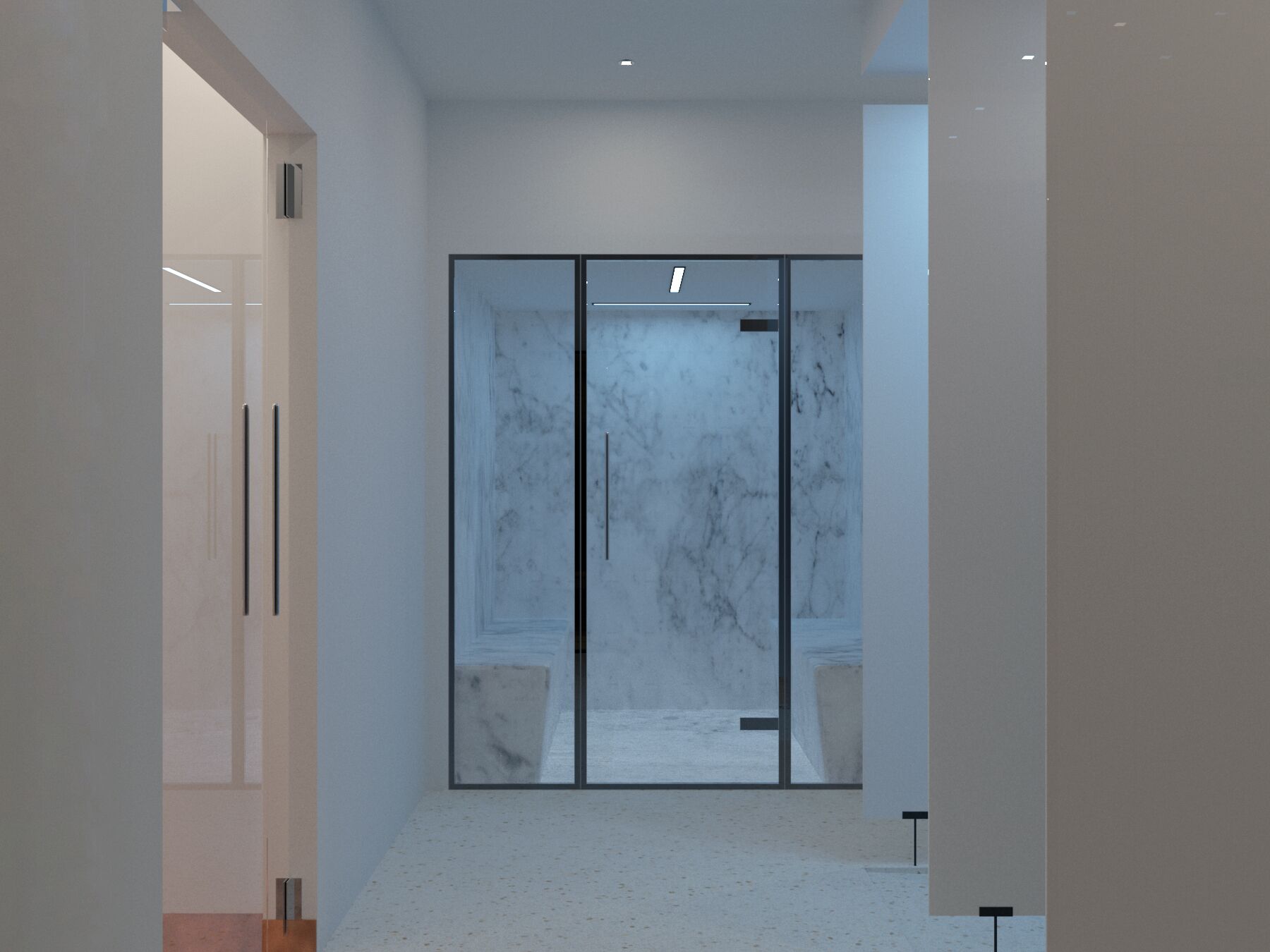 Couples treatment rooms, sauna, steam room, body treatments