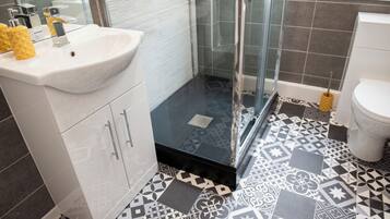 Shower, hair dryer