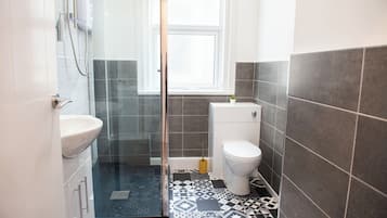 Shower, hair dryer