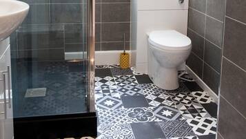 Shower, hair dryer