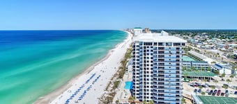 Emerald  Water & Sugar White Sand Awaits You!  Beachfront Condo, Pool & Tiki Bar