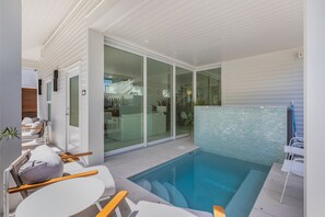 Una piscina climatizada