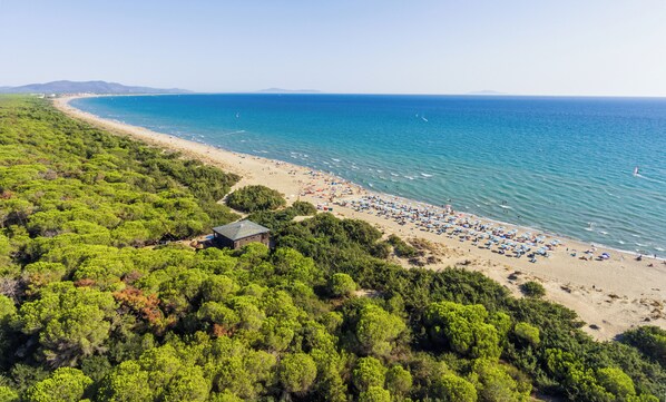 Blick von der Unterkunft