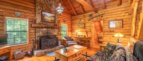 Smart TV, fireplace, offices