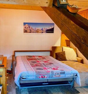 1 bedroom, iron/ironing board - In the heart of La Clusaz – everything on foot (La Clusaz)