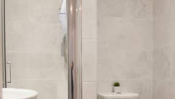 Shower, hair dryer
