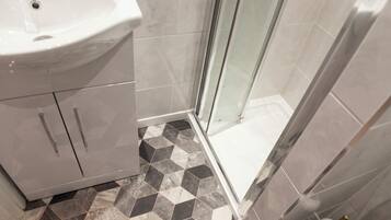 Shower, hair dryer