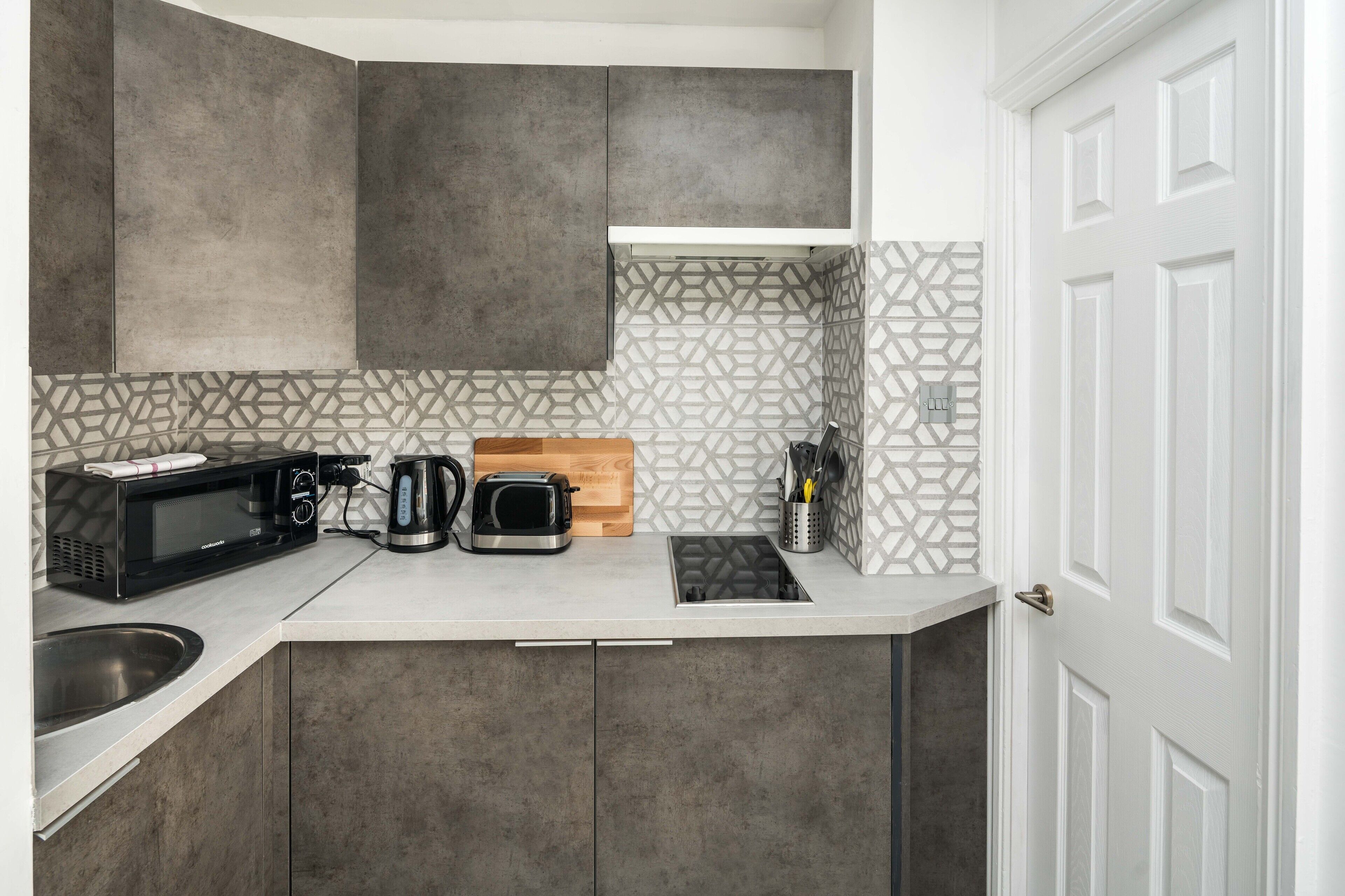 アパートメント (0 Bedroom) | 専用キッチン | 電子レンジ、オーブン