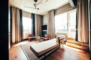 Suite, Multiple Beds, Non Smoking, Balcony | Premium bedding, down comforters, pillowtop beds, minibar