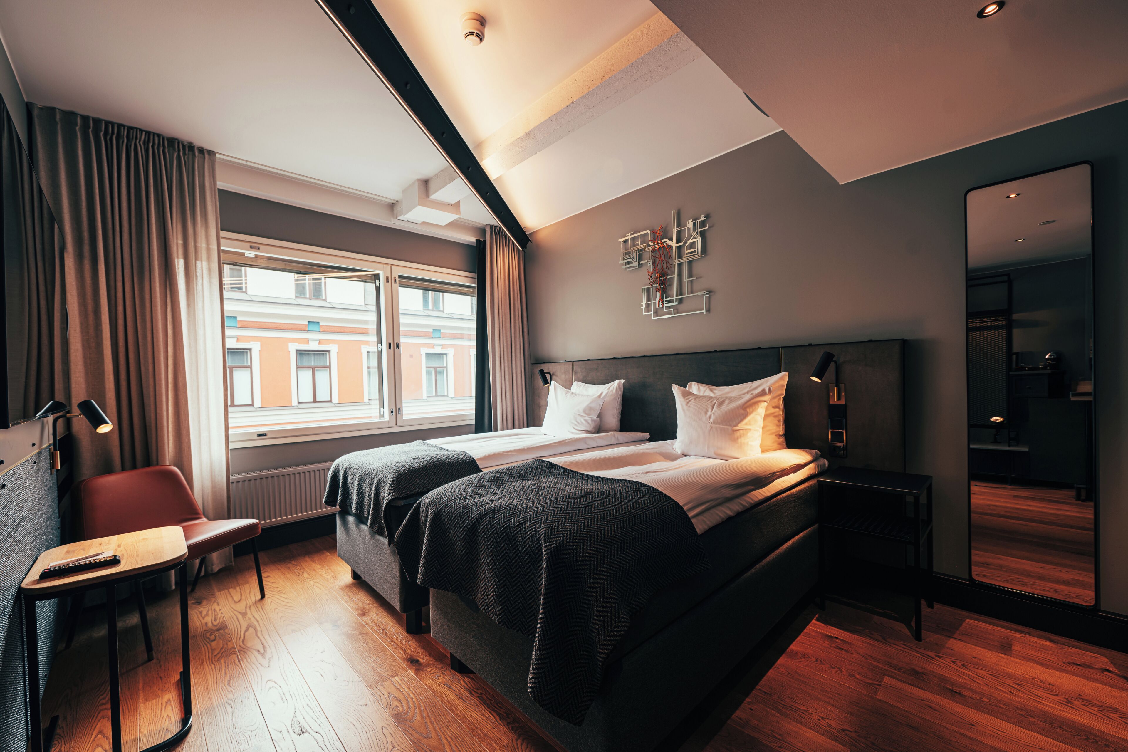 Chambre Standard, 2 lits jumeaux, non-fumeur | Literie de qualité, couette en duvet, lit avec matelas à plateau-coussin