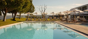 Indoor pool, outdoor pool
