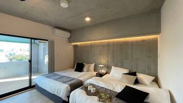 Iron/ironing board, WiFi, bed sheets