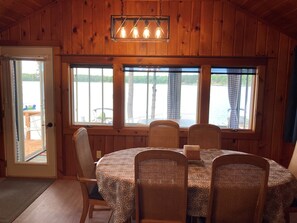 Dining - Beautiful Up North Lake Front Home on All Sports Clear Lake with BOAT Rental! (Atlanta)