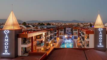 Overnatningsstedets facade