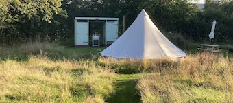 Glamping at The Homestead - Ensuite Bell Tent