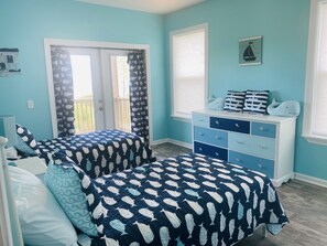 4 bedrooms, iron/ironing board, travel crib, free WiFi
