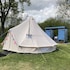 Glamping at The Homestead - Ensuite Bell Tent - Campsite