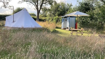 Huisje | Terrein van de accommodatie