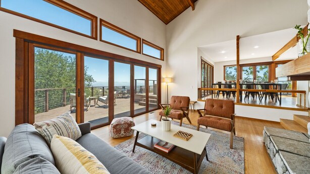 Living area - Hillside Retreat w/Pool, Sauna, Hot Tub + Cold Plunge & Expansive Deck Views (Murrieta)