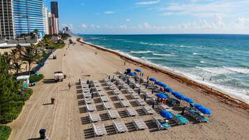 Sulla spiaggia, teli da spiaggia