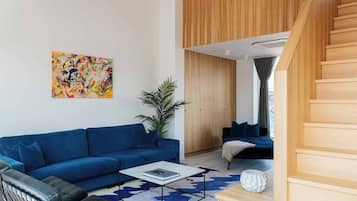 Smart-tv och en stereo