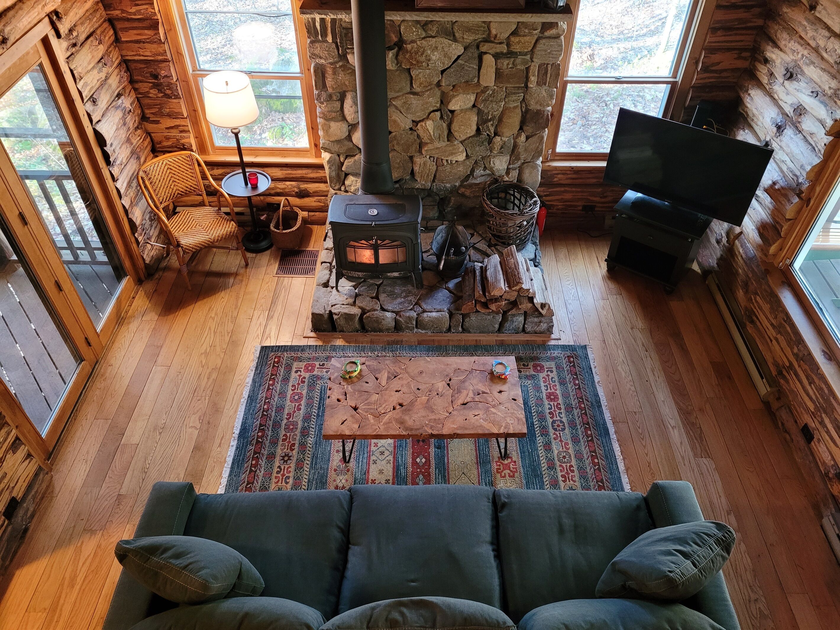 Peaceful and Private Adirondack Log Cabin