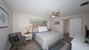 4 bedrooms, iron/ironing board, travel cot, free WiFi