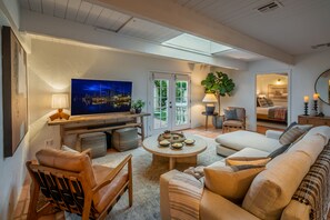 TV, books, printers - Casa Paradiso: Private Montecito Garden Estate (Santa Barbara)