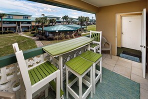 屋外ダイニン��グエリア