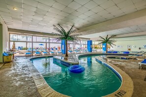 Indoor pool, a heated pool