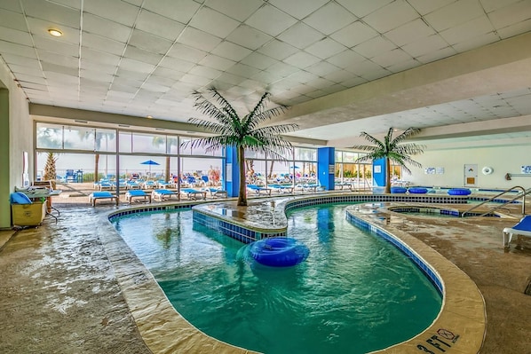 Indoor pool, a heated pool