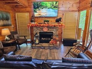 تلفزيون، مدفأة