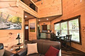 Télévision, cheminée