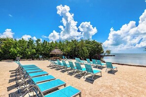 Beach nearby, beach towels