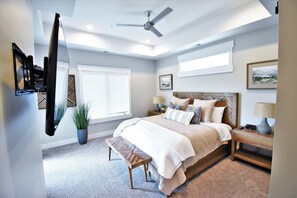 4 bedrooms, iron/ironing board, travel cot, WiFi