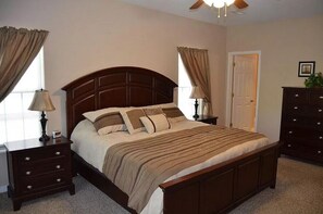 3 bedrooms, iron/ironing board, travel crib, free WiFi