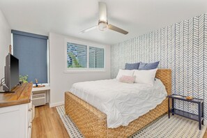 1 soverom, skrivebord, strykejern/-brett og wi-fi (inkludert)