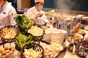 Desayuno buffet diario (CNY 128 por persona)