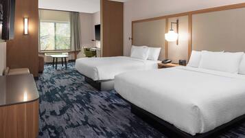 1 bedroom, desk, laptop workspace, iron/ironing board