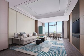 Club Suite, 1 Bedroom | Living room | Flat-screen TV - Yancheng Marriott Hotel (Yancheng)