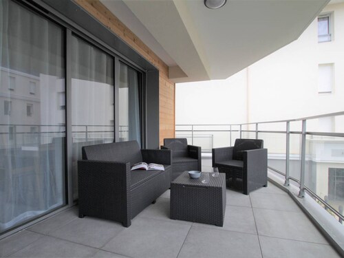 Appartement lumineux 4P/8 pers, 2 terrasses, parking privé, cœur de Briançon