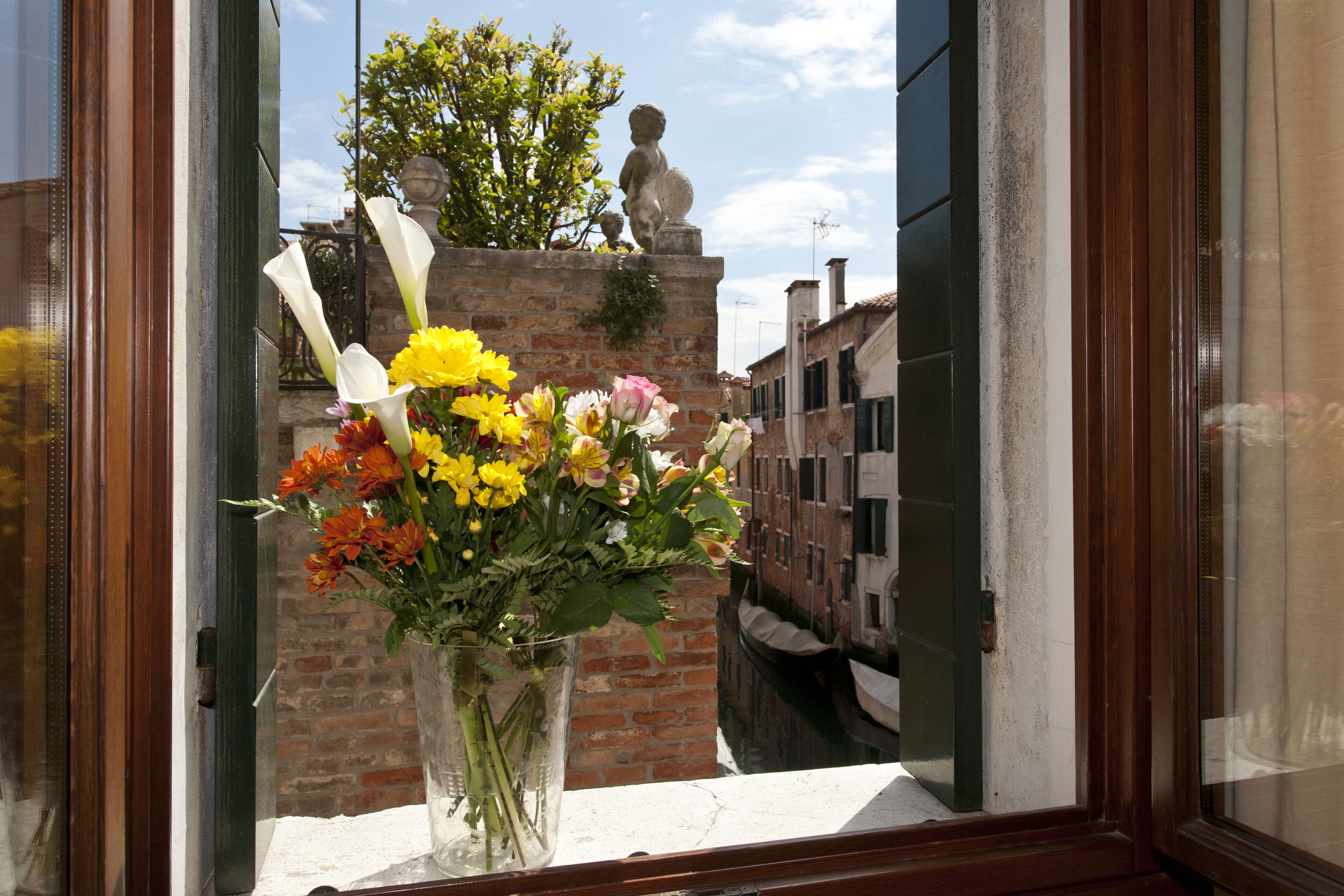 Blick von der Unterkunft