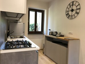 Appartamento, 1 camera da letto, frigorifero | Cucina privata | Piano cottura