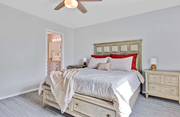 3 bedrooms, iron/ironing board, travel cot, WiFi