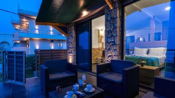 Superior Studio, Sea View (Triple) | Balcony view